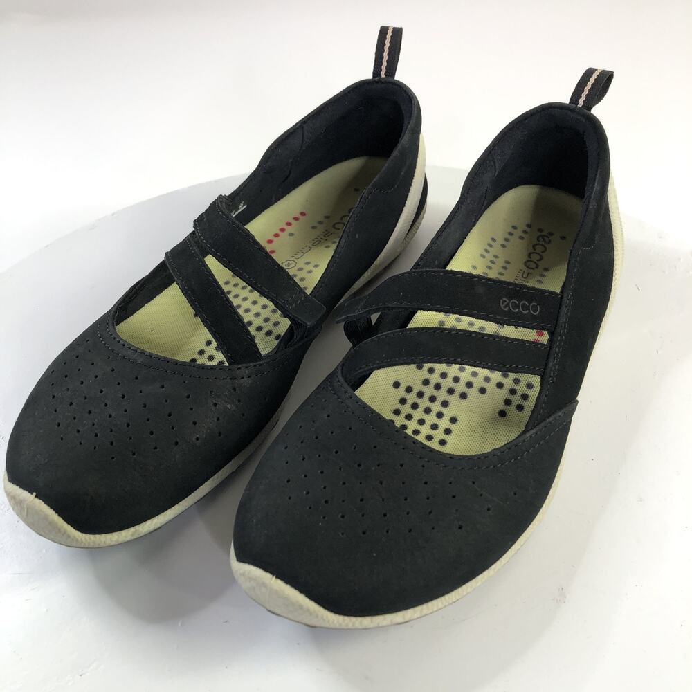 Ecco Biom Natural Motion EUR 36 US 5/5.5 Shoe Mary Jane Walking Hiking Black